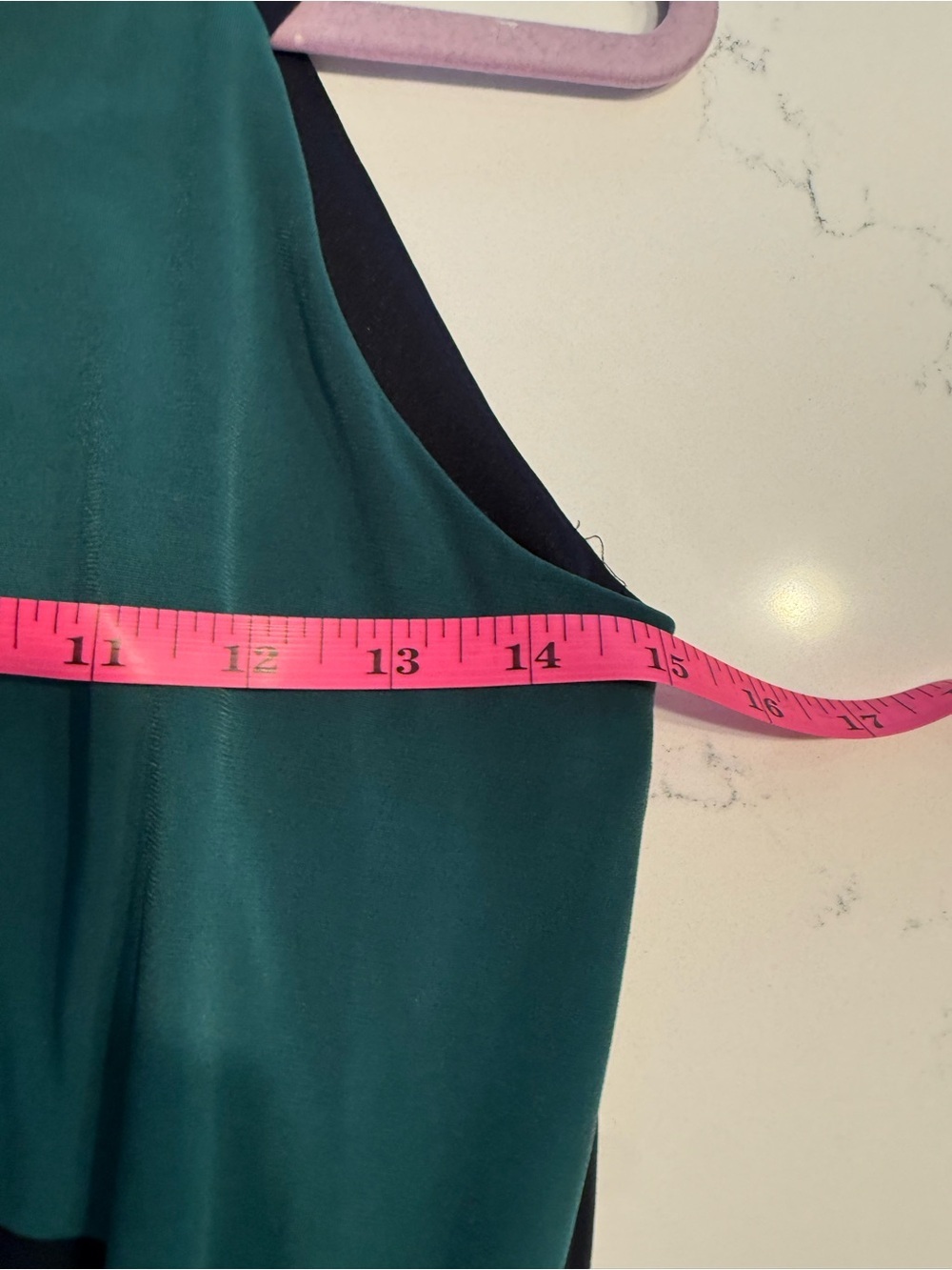 Enfocus Studio Teal and Black Colorblock Sleeveless Maxi Dress - Picture 5 of 6
